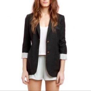 ARITZIA Talula Boyfriend Blazer Charcoal